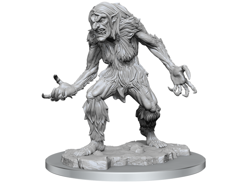 Wizkids D&D Unpainted Minis Wv16 Ice Troll Female