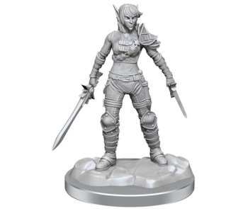 D&D Unpainted Minis Wv19 Elf Rogue/half- Elf Rogue