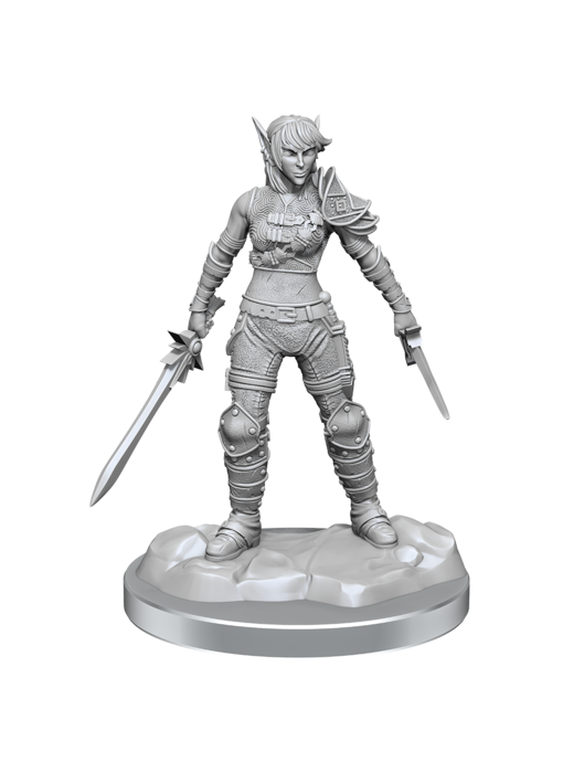 D&D Unpainted Minis Wv19 Elf Rogue/half- Elf Rogue