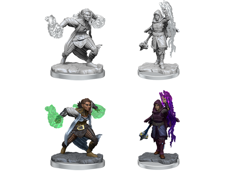 Wizkids D&D Unpainted Minis Wv20 Half-elf Warlock