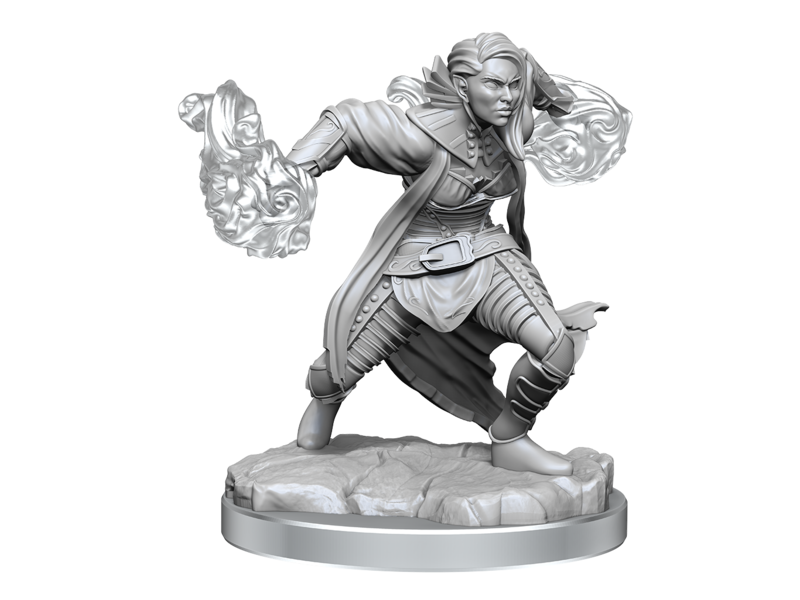 Wizkids D&D Unpainted Minis Wv20 Half-elf Warlock