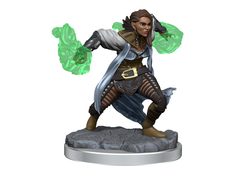 Wizkids D&D Unpainted Minis Wv20 Half-elf Warlock