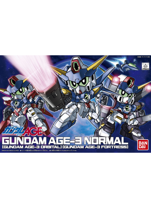BB372 Gundam Age-3 (Normal/Fortress/Orbital) Bandai