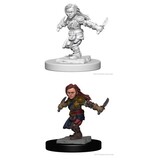 Wizkids D&d Unpainted Minis Wv1 Halfling Female Rogue