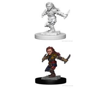 D&d Unpainted Minis Wv1 Halfling Female Rogue