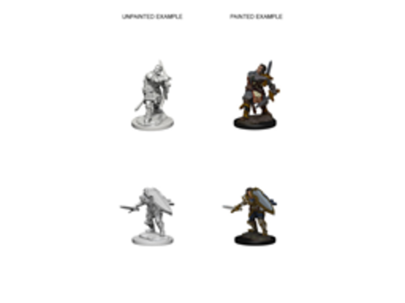 Wizkids D&D Unpainted Minis Wv3 Human Male Paladin