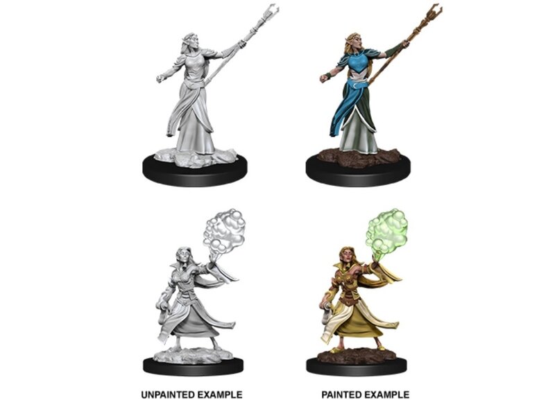Wizkids D&D Unpainted Minis Wv12 Female Elf Sorcerer