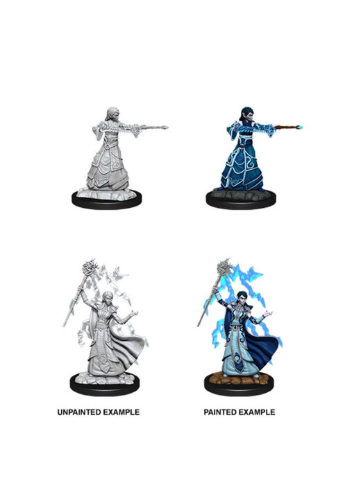 D&D Unpainted Minis Wv12 Female Elf Wizard