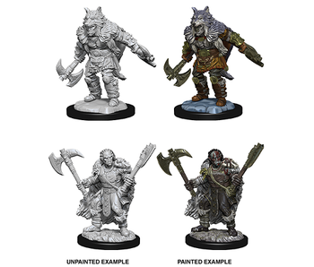 D&D Unpainted Minis Wv9 Male Half-orc Barbarian