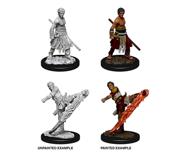 D&D Unpainted Minis Wv10 Male Half-elf Monk