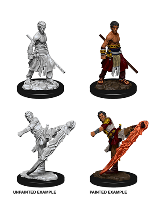 D&D Unpainted Minis Wv10 Male Half-elf Monk