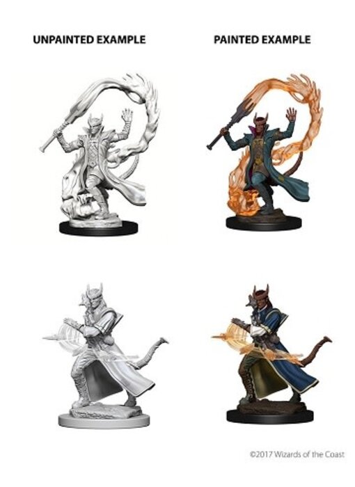 D&D Unpainted Minis Wv4 Tiefling Male Sorcerer