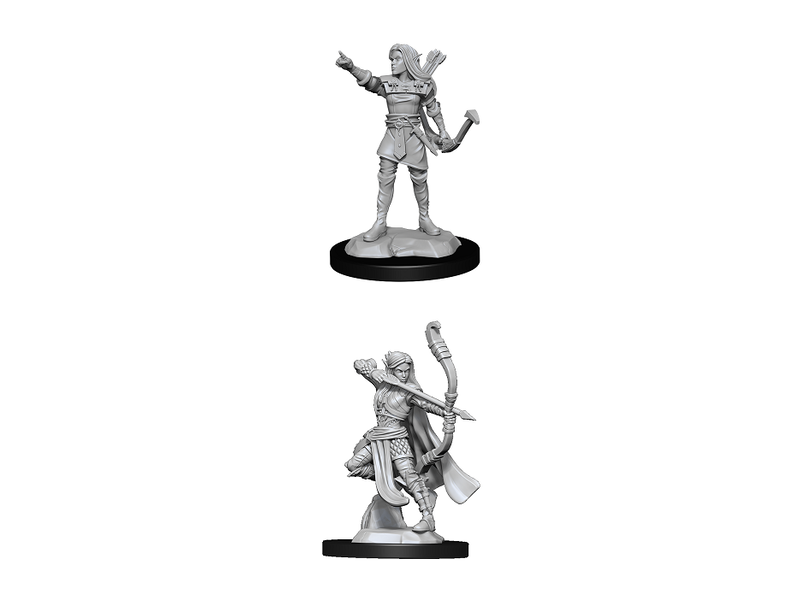 Wizkids D&D Unpainted Minis Wv13 Elf Ranger Female