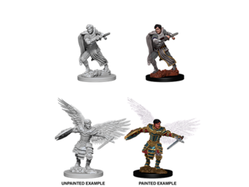 Wizkids Dnd Unpainted Minis Wv6 Male Aasimar Fighter