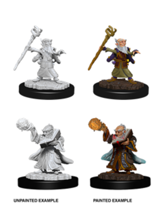 D&D Unpainted Minis Wv6 Male Gnome Wizard
