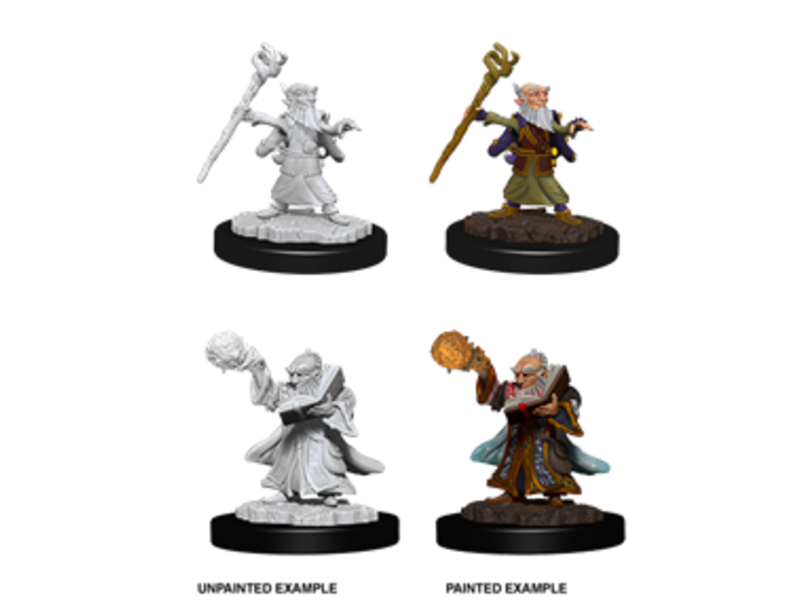 Wizkids D&D Unpainted Minis Wv6 Male Gnome Wizard