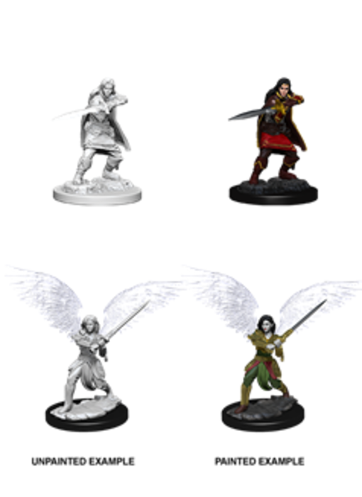 D&D Unpainted Minis Wv6 Female Aasimar Fighter