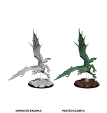 Wizkids D&D Unpainted Minis Wv8 Young Green Dragon