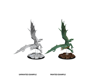 D&D Unpainted Minis Wv8 Young Green Dragon