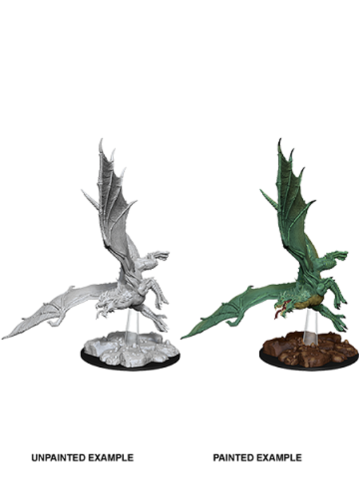 D&D Unpainted Minis Wv8 Young Green Dragon