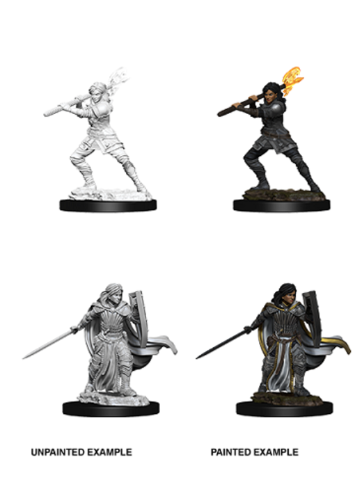 D&D Unpainted Minis Wv10 Female Human Paladin