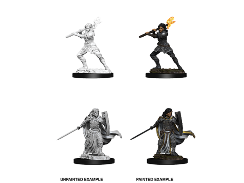 Wizkids D&D Unpainted Minis Wv10 Female Human Paladin