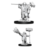 Wizkids D&D Unpainted Minis Wv11 Male Dwarf Cleric