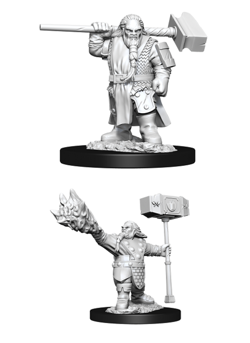 D&D Unpainted Minis Wv11 Male Dwarf Cleric