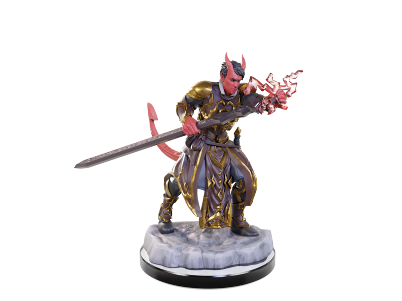 Wizkids D&D Unpainted Minis Wv22 Tiefling Warlocks