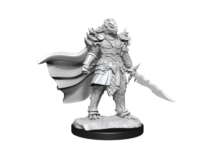 Wizkids D&D Unpainted Minis Wv15 Dragonborn Fighter Female
