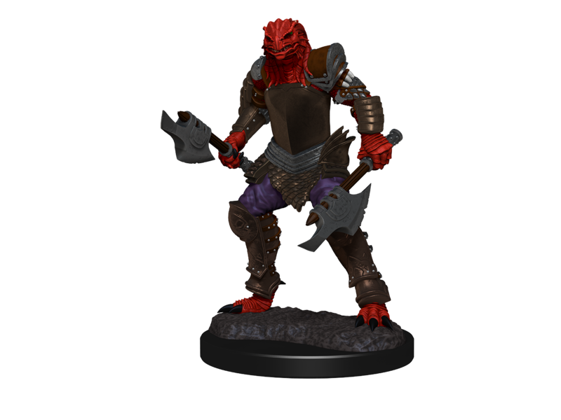 Wizkids D&D Unpainted Minis Wv15 Dragonborn Fighter Female