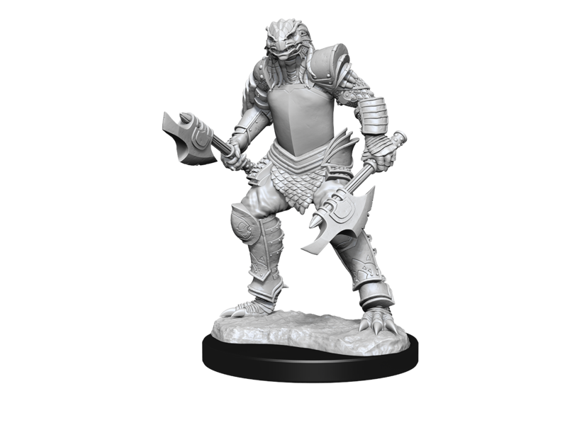 Wizkids D&D Unpainted Minis Wv15 Dragonborn Fighter Female