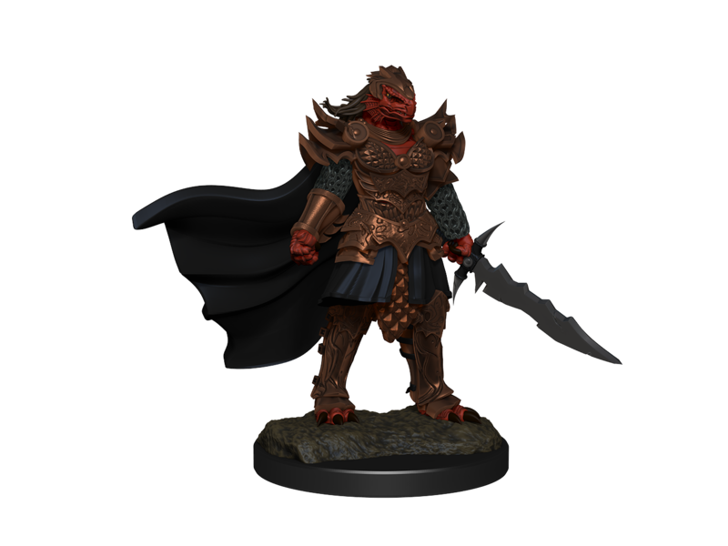 Wizkids D&D Unpainted Minis Wv15 Dragonborn Fighter Female