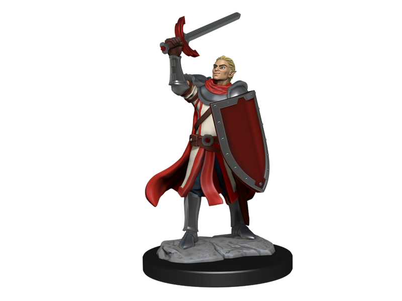 Wizkids D&D Unpainted Minis Wv14 Half-elf Paladin Male