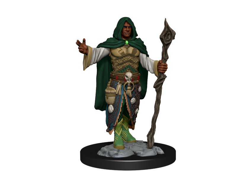 Wizkids D&D Unpainted Minis Wv14 Human Druid Male