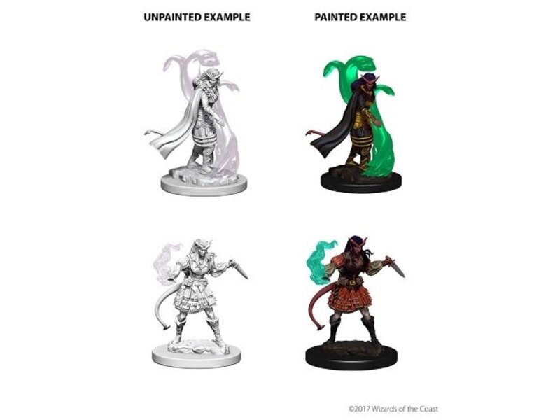 Wizkids D&D Unpainted Minis Wv4 Tiefling Female Sorcerer