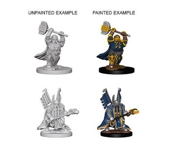 D&D Unpainted Minis Wv4 Dwarf Male Paladin