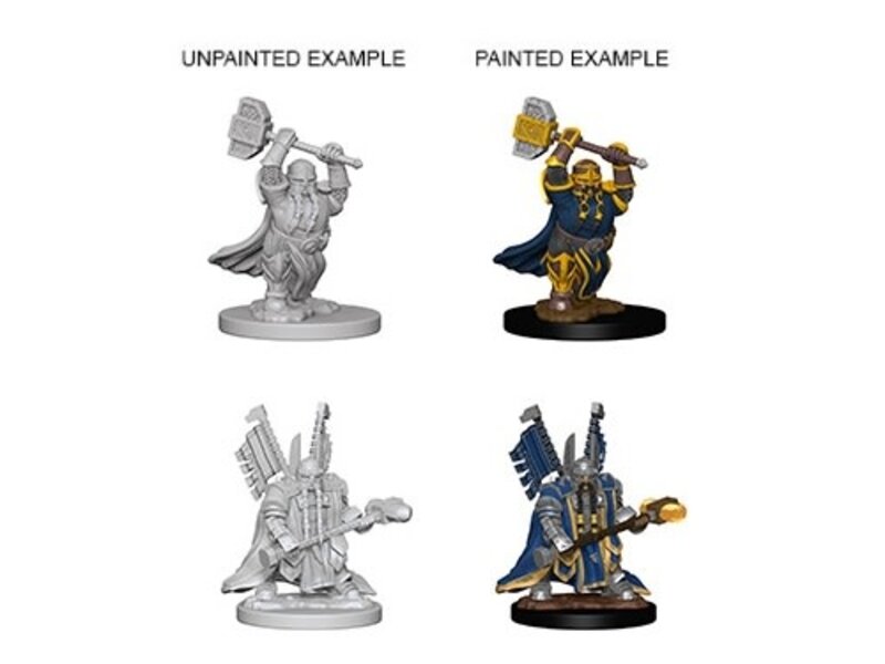 Wizkids D&D Unpainted Minis Wv4 Dwarf Male Paladin