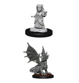 Wizkids D&D Unpainted Minis Wv13 Silver Dragon Wyrmling