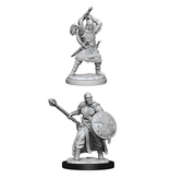 Wizkids D&D Unpainted Minis Wv13 Human Barbarian Male