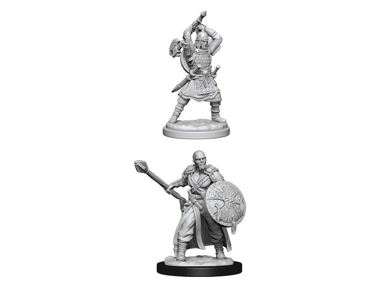 Wizkids D&D Unpainted Minis Wv13 Human Barbarian Male