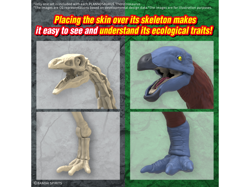 Bandai Therizinosaurus PLANNOSAURUS Bandai