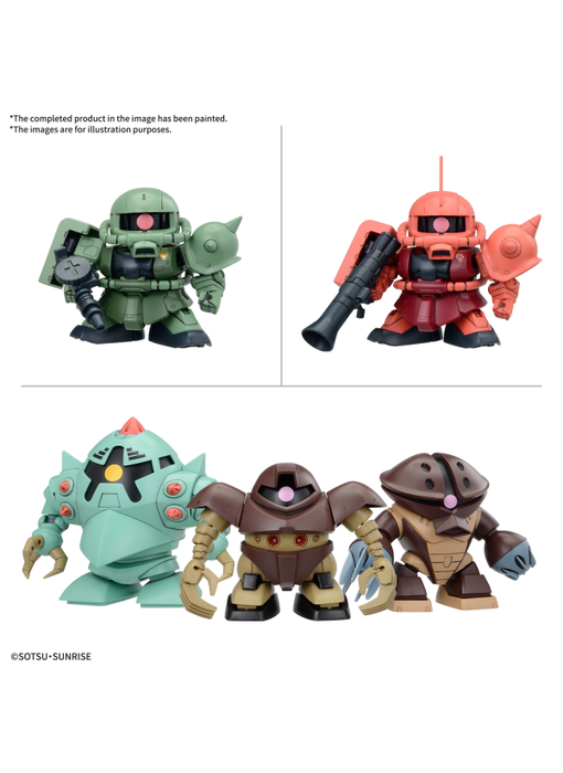 BB SENSHI MOBILE SUIT GUNDAM PRINCIPALITY OF ZEON MOBILE SUIT SET Bandai