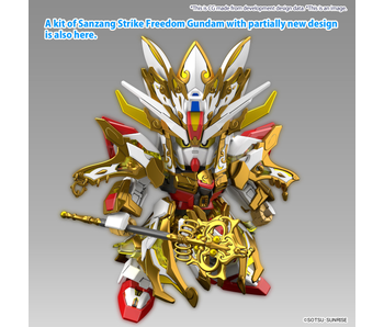 SDW HEROES REVIVAL OF THE HEROES! WUKONG IMPULSE GUNDAM (CHILDHOOD Ver.) & SANZANG STRIKE FREEDOM GUNDAM SET Bandai