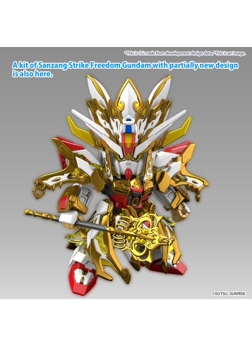 SDW HEROES REVIVAL OF THE HEROES! WUKONG IMPULSE GUNDAM (CHILDHOOD Ver.) & SANZANG STRIKE FREEDOM GUNDAM SET Bandai