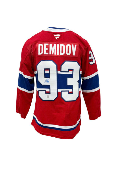 Ivan Demidov Autographed Fanatics Premium Jersey