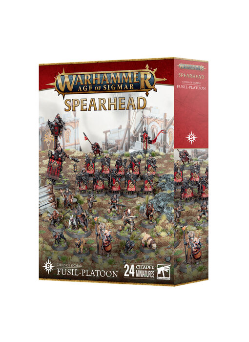 Spearhead Cities Of Sigmar Fusil-Platoon (PRE ORDER) (Release June 14)