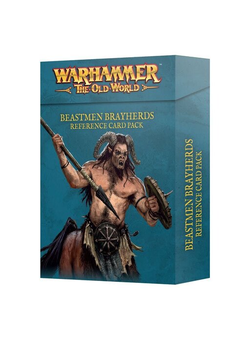 Beastmen Brayherds Reference Cards (PRE ORDER) (Release June 21)