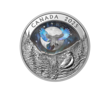 $20 Fine Silver Coin – Moon Sky: Raven