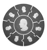 Monnaie Royale Canadienne Fine Silver Puzzle Coin Set - Moon Phases